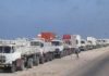 Libyan authorities allow Libyan lorries to cross borders and return to Libya