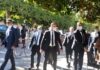 Kais Saied takes a walk down Avenue Habib Bourguiba in Tunis